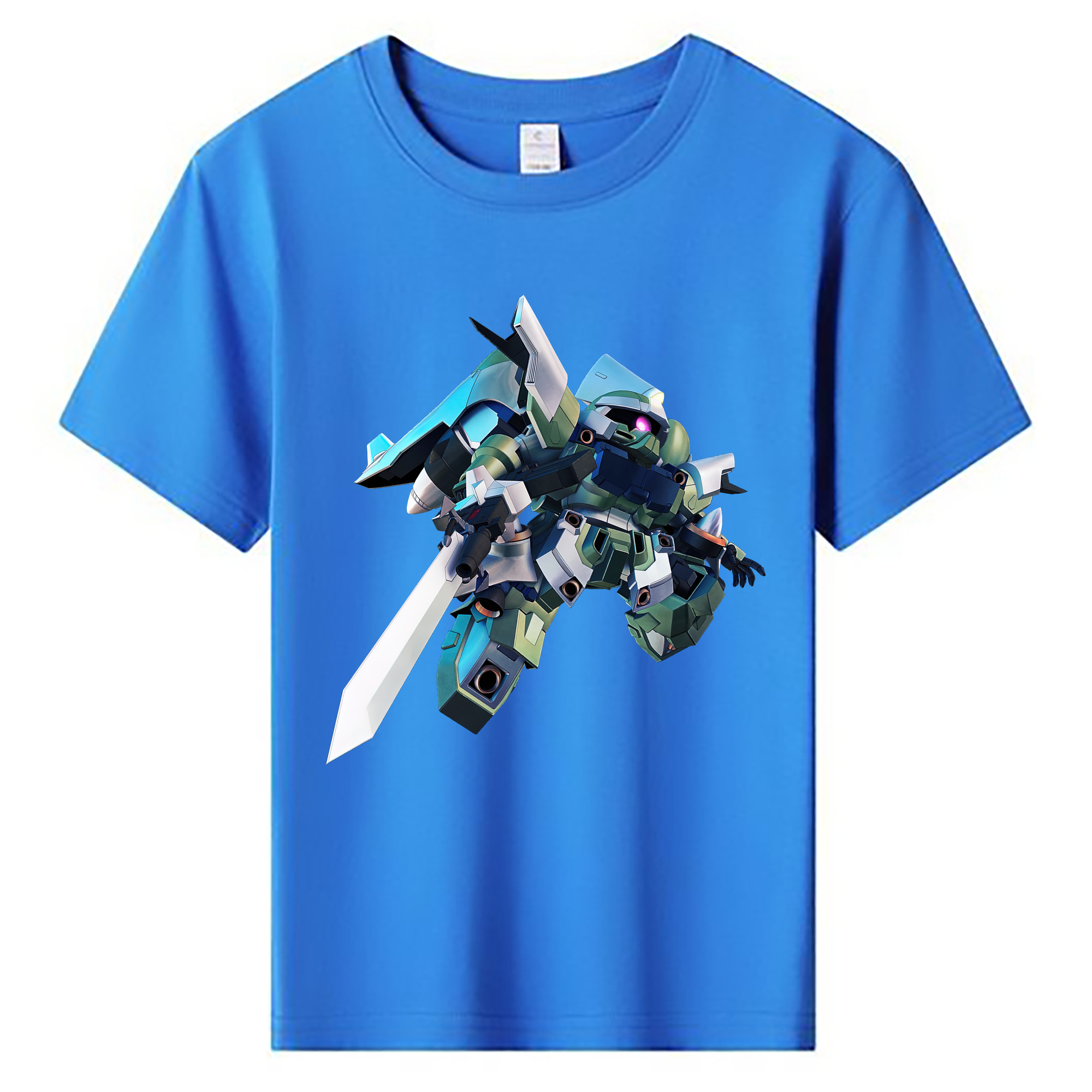 （画像用） 機動戦士ガンダム Mobile Suit Gundam 綿100％キッズTシャツ（フロントプリント）